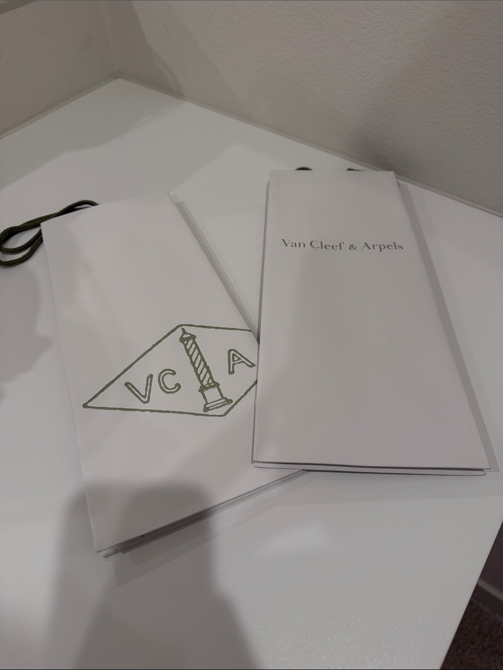 Van Cleef & Arpels Shopping Bags Qty 2